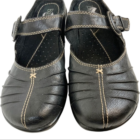 Bass Plymouth Black Comfortable Mary Jane Clog 7 - Picture 2 of 7